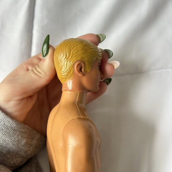 1968 Mattel Ken Doll Bendable Knees Blond Hair Blue Eyes Surfer Made In Taiwan - Picture 16 of 16